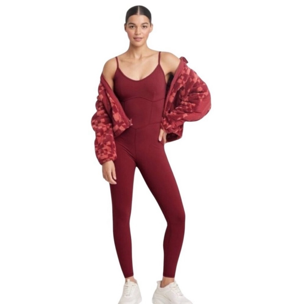 Women's Red Jumpsuit